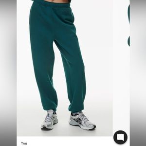Aritizia TNA cozy fleece boyfriend fit sweatpants